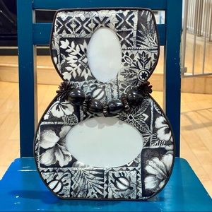 🎉Hawaiian Crafted “Ipu” Design with Hibiscus and Honu Print Picture Frame